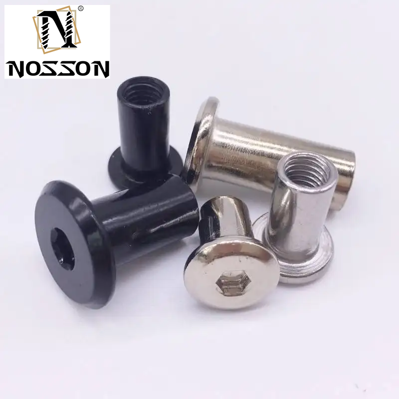 8-50mm Length Galvanized Stainless Steel Furniture Connector Bolts and Sleeve Barrel Cap Nut M3 M4 M5 M6 M8 M10 for Sturdy Furniture