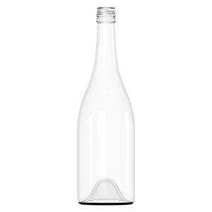 Quality 1000ml 1750ml Premium Burgundy Glass Spirit Bottle BVS Neck 30x60mm wholesale