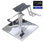 200N Pressure Barber Chair Base Assembly Steel Salon Chair Base Replacement