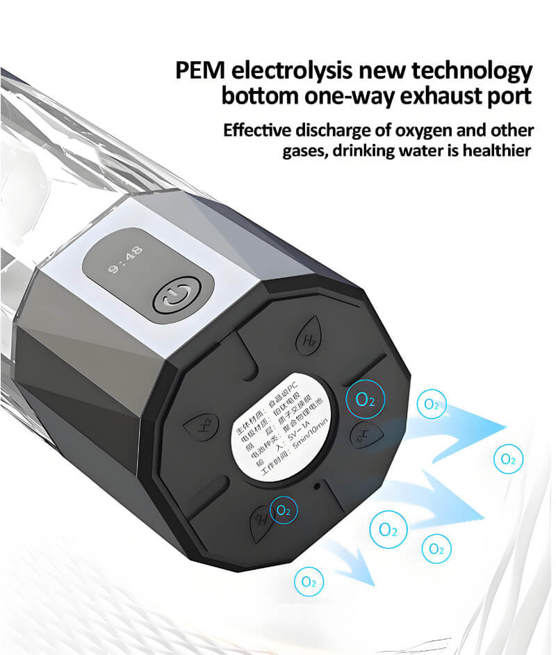 Wholesale 6000 ppb Hydrogen Water Bottle Portable Hydrogen Water Generator Bottle