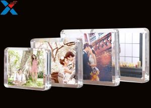 Quality Clear Magnet Acrylic Photo Frame PMMA Certificate Pictures Table Frame wholesale