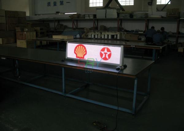 Digital Taxi Led Display Taxi Roof Top Signs 3G P5mm outdoor SMD2727 for Taxi