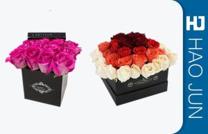 Quality Rectangle Cardboard Flower Delivery Boxes For Florist , Screen / Offset Printing wholesale