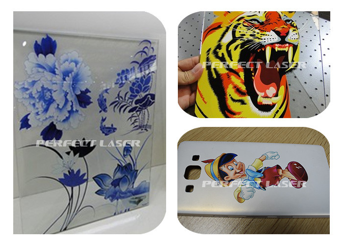 High Speed Multicolor Flatbed UV Printer with 8 Colors Ink System for Glass