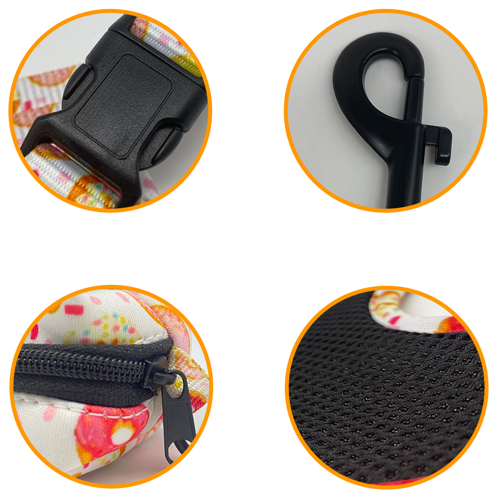 Neoprene Dog Harness And Leash Set Personalized Designer Custom Pattern No Pull Soft Pet Harness For Small To Medium Dogs