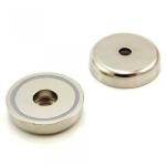 Model B NdFeb Pot Magnet with Hole