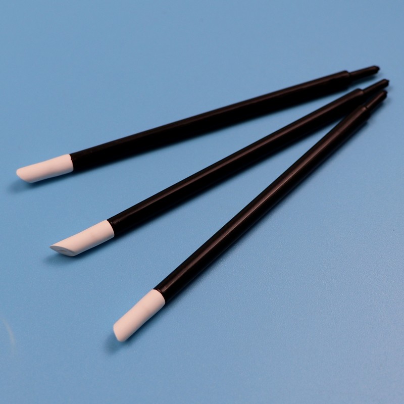 T-11 Lint Free PP Stick 5mm PU Foam Swab Printer Cleaning Ruby Stick For Optical Cleaning
