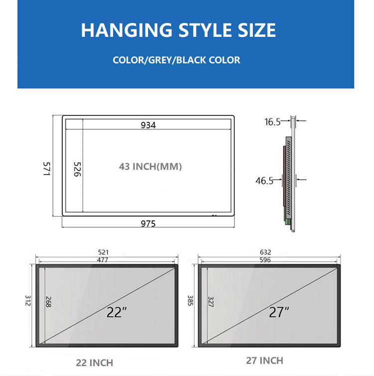 Guangdong hot sale 25 inch 32 inch free standing style multi function touch screen signal lcd tv display panel for advertising