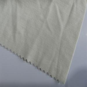 Quality 100% Mera Aramid Inherent FR Fabric 220gsm Knitted Interlock Fabric wholesale