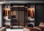 Customize Size Wooden Hinge Door Bedroom Wardrobe Design for European Market in