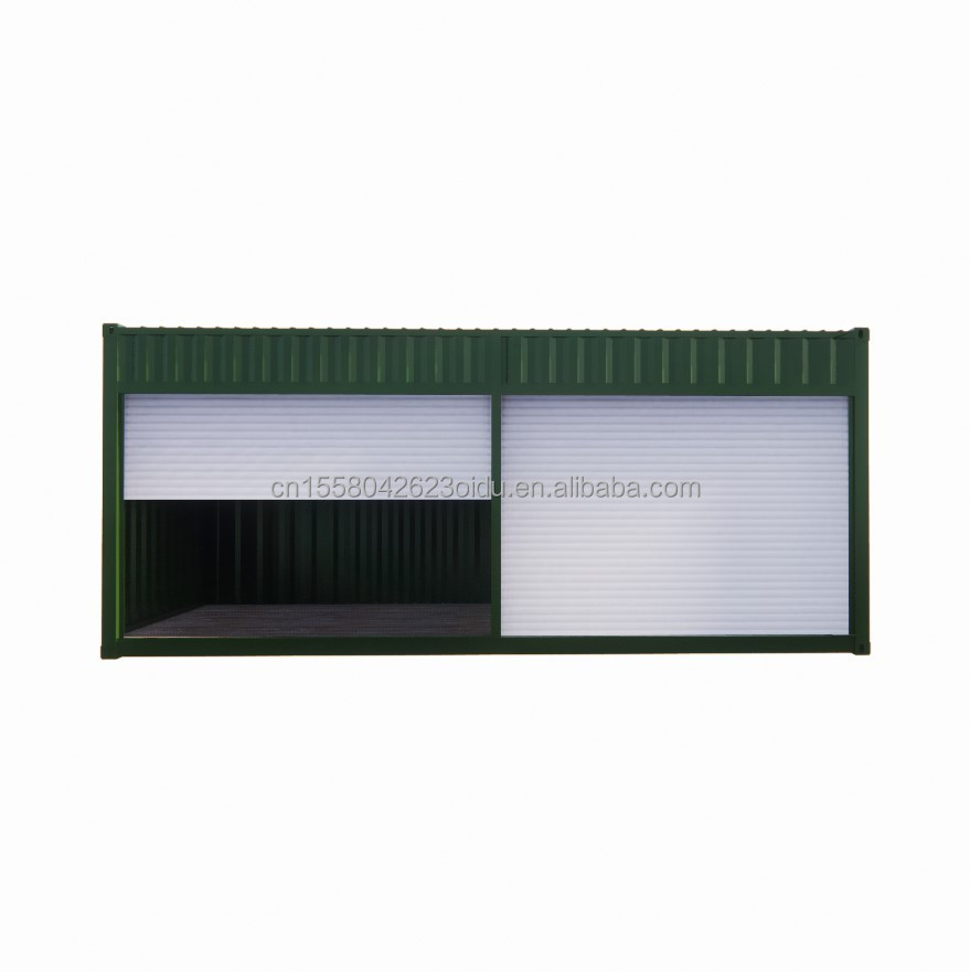 20ft Prefabricated Flat Packaging Module House Garage Storage Booth Container House with Modern Simple Design Style