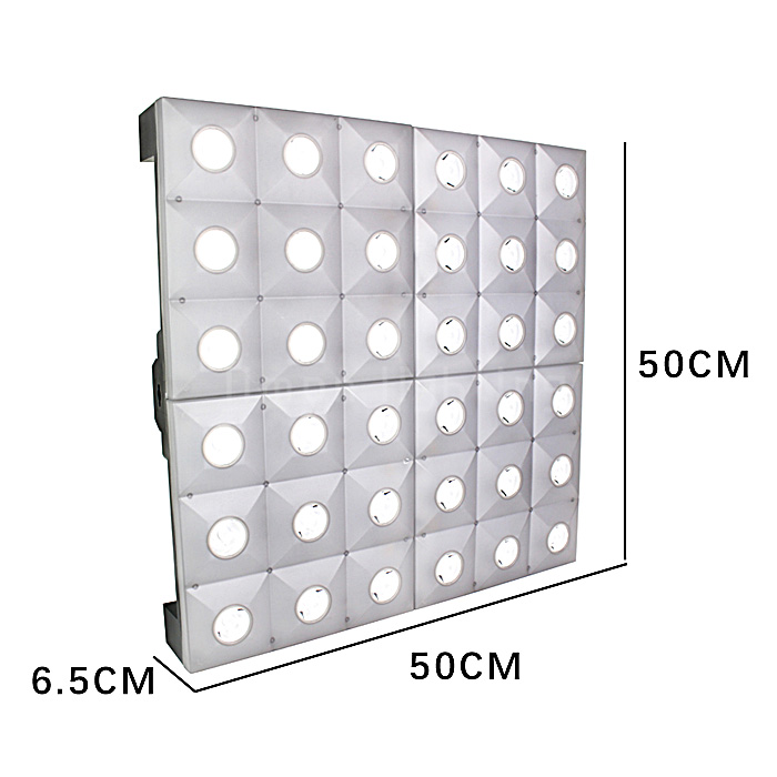 6x6 36pcs 3w Warm White Pixel Control Gold Led Matrix Beam Bar Effect Light