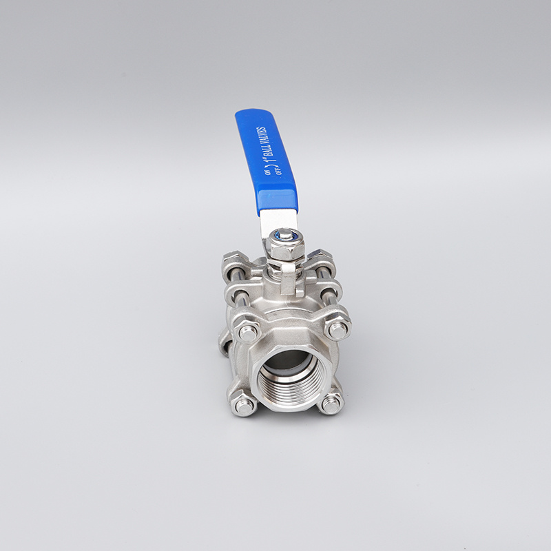 3PC Screwed Strainless Steel Ball Valve