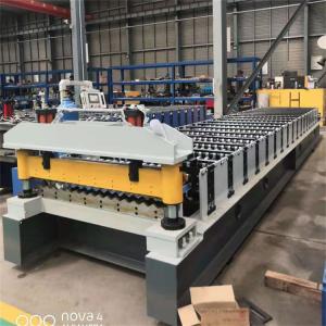 Quality Corrugated Profile Steel Roofing Sheet Roof Tile Making Roll Forming Machine Price wholesale