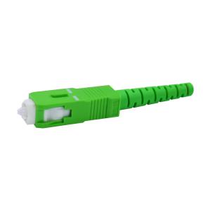 Quality SC / APC Singlemode 9 / 125 Fiber Optics Connectors wholesale