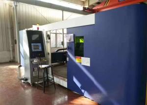 Quality 4000W Flame Metal Fiber Laser Cutting Machine CNC With High Efficiency wholesale