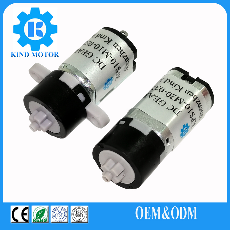 24V DC Worm Gear Motor Rs370 Low Noise Carbon Brushed For Home Appliance