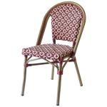 All Weather Resistance SGS Bamboo Look Restaurant Bistro Chairs