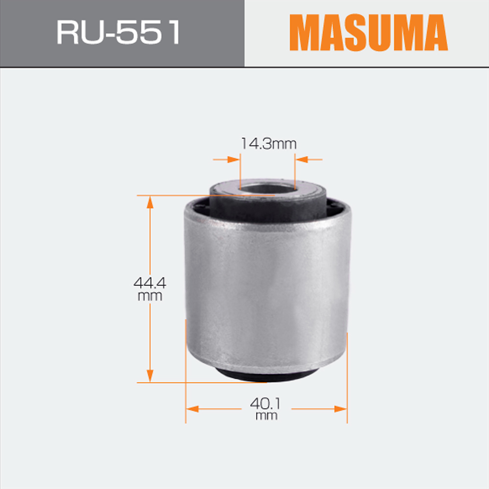 4D56T Engine Auto Parts Mounting Bushing RU-551 for MAZDA ATENZA SPORT WAGON by MASUMA