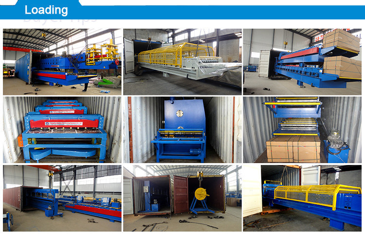 Automatic Glazed tile roll forming machine step tile making machine from China