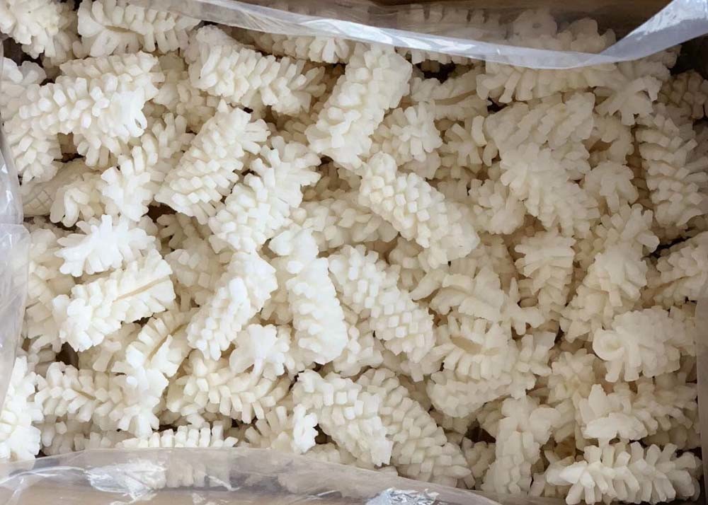 frozen squid flower dosidicus gigas IQF grade A hot sale EU certificate frozen squid rings