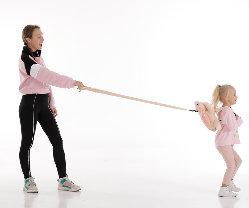 2-5 Years Old Baby Plush Toy With Anti-Lost Safety Harness Leash Long Battery Life