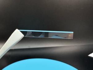 Quality Al2O3 Single Crystal Sapphire Glass Razor Blade Medical Sharp And Polished 38x4.5x0.3mmt wholesale