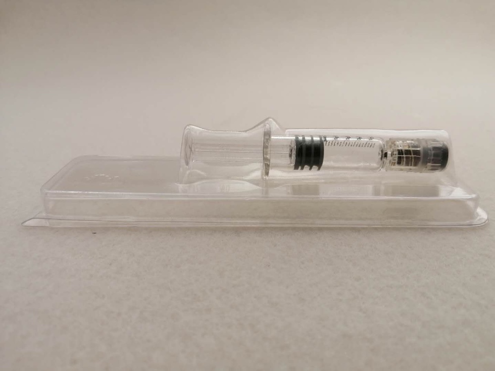 Medical Device Blister Packaging PET PVC Clamshell for 1.0ml Syringe Process Type