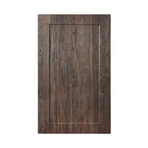 Quality Pvc Film Laminated Bathroom Vanity Replacement Doors 338 * 668mm Wood Grain wholesale