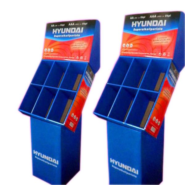 Floor Display Rack Cardboard PDQ Displays Aesthetically Pleasing PDQ Tray