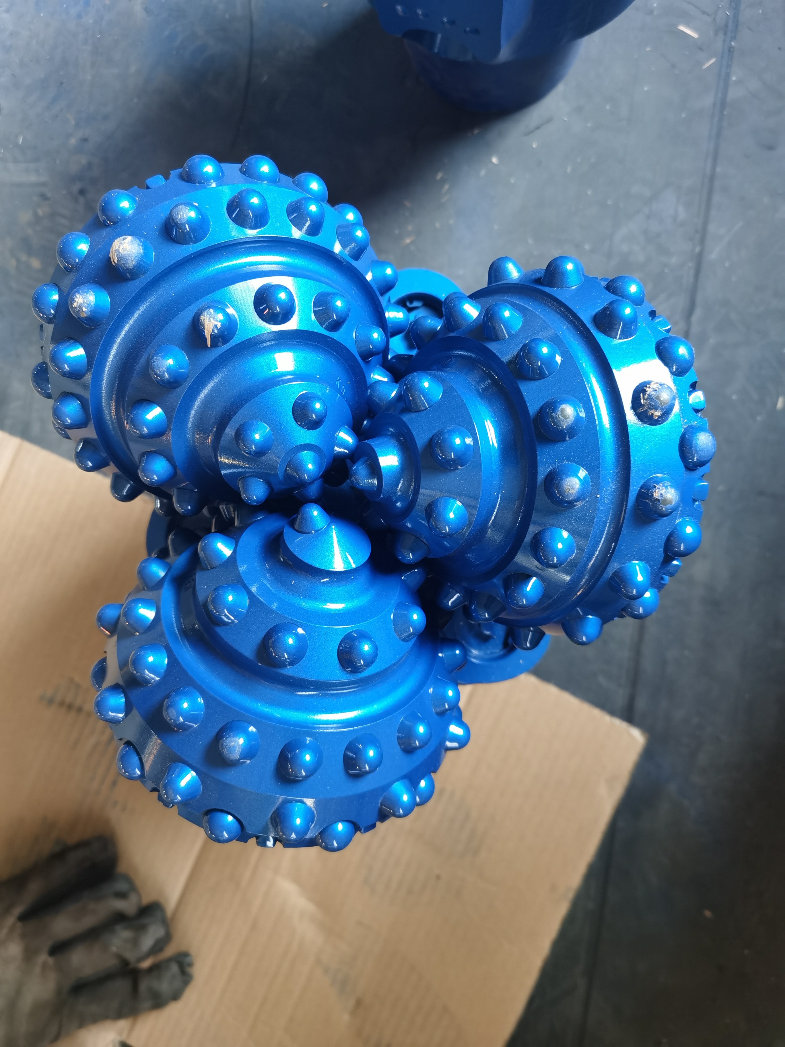 9 5/8 Inch 245mm IADC637 Tricone Rock Drill Bit For Water Well Drilling