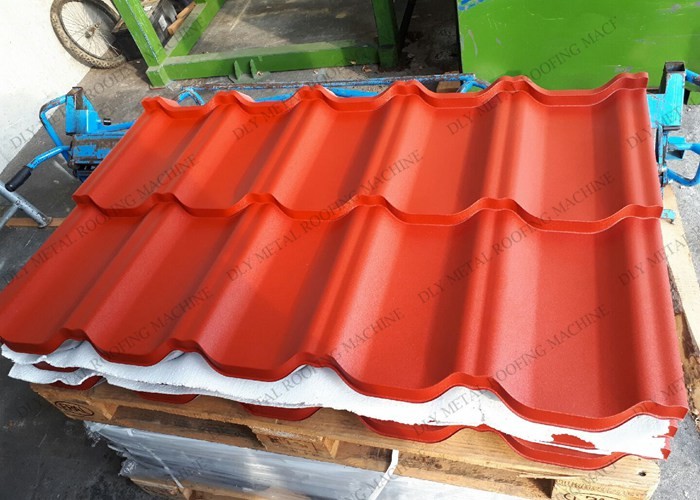 5kw Corrugated Sheet Metal Machine 0.7mm 8 Steps Ibr Rolling Machine