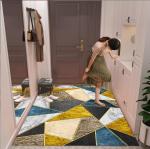 120*160cm Household Door Floor Carpet Rug Marble Entrance Corridor Mat