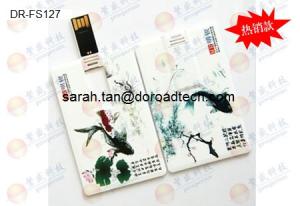 Quality Customized Colorful Printing Plastic Credit Card USB Flash Drives wholesale