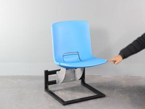 Quality SGS HDPE Blow Moulded Plastic Folding Stadium Chair wholesale