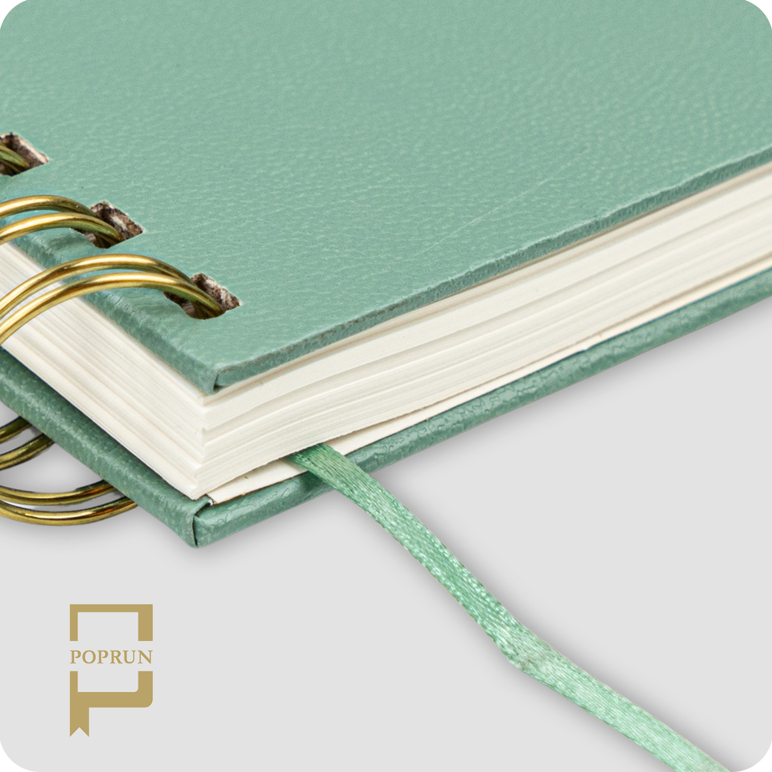 Hardcover Spiral Custom Academic Planner 2023 Light Green Color