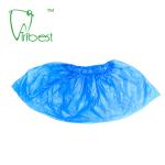 CPE Blue Plastic Disposable Waterproof Shoe Covers