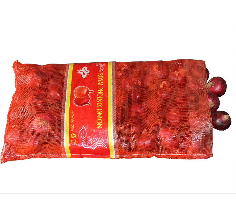 25kg Transparent Plastic Singlet Bag Mesh Bag Type For Potatoes