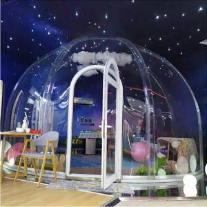Quality Waterproof Clear Plastic Igloo Tent Diameter 4m See Through Dome Tent wholesale