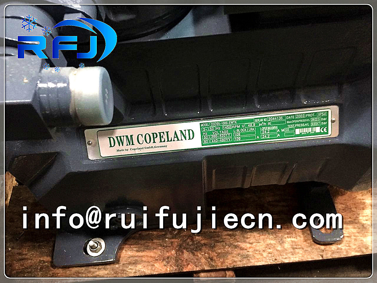 D2DC-50X Semi Hermetic Refrigeration Compressor thailand 20HP Horse Power