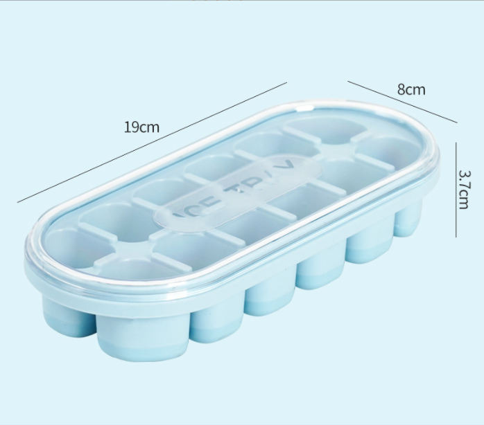 Food Grade Silicone Ice Cube Mold for Large Capacity Storage in Household Refrigerators
