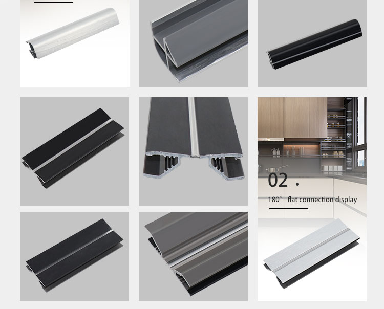 Kitchen Accessory Aluminum Corner Connector for Skirting Board Cabinet Accessory