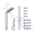 Universal Golf Cart Trailer Hitch Black Metal Seat Kit For EZGO Yamaha