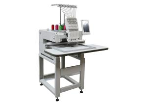 China 12 Neddles Commercial Computerized Embroidery Machine Single Head Flexible on sale