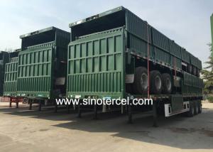 Quality High Side Wall Semi Trailer With 2/3/4 Axles And Spare Tire Carrier wholesale