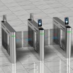 Outdoor Glass Swing Gate Turnstile Gym Speed Gate Turnstile