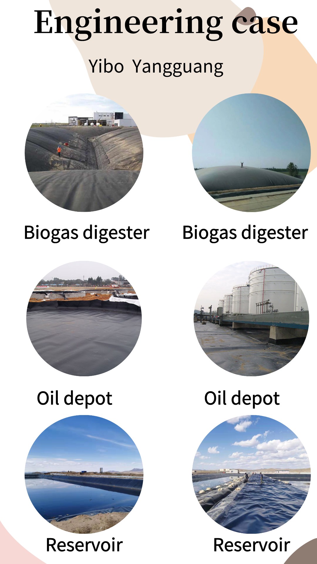 Waterproof HDPE/LLDPE/EVA Geomembrane Sheet 0.75mm-3mm Thickness for Waterproofing