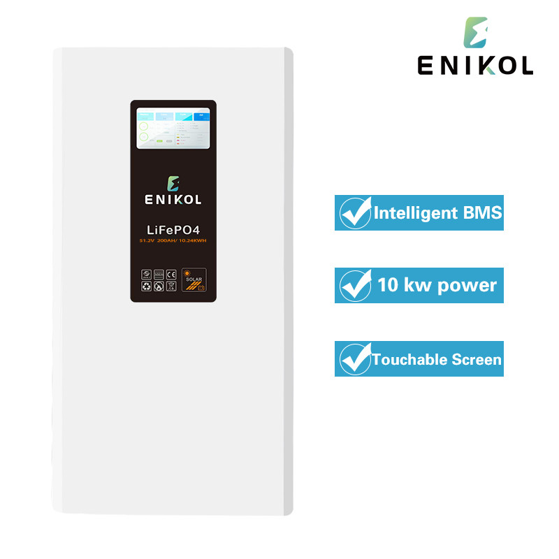 200AH 51.2V Lithium Iron Phosphate Home Energy Storage Battery with RS485/RS232/CAN Protocol