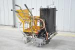 Hydraulic or Electric Drive System Human Pushing Thermoplastic Road Marking