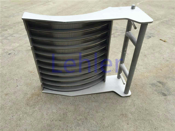 Curved Double Sieve Bend Screen High - Precision Slot Opening ISO Certification